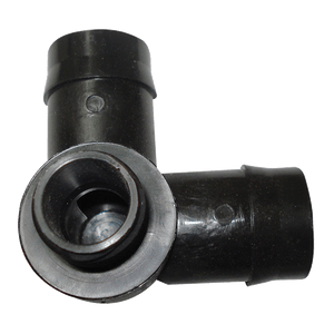 25mm Barbed x 1/2" BSP Male Threaded Corner Elbow