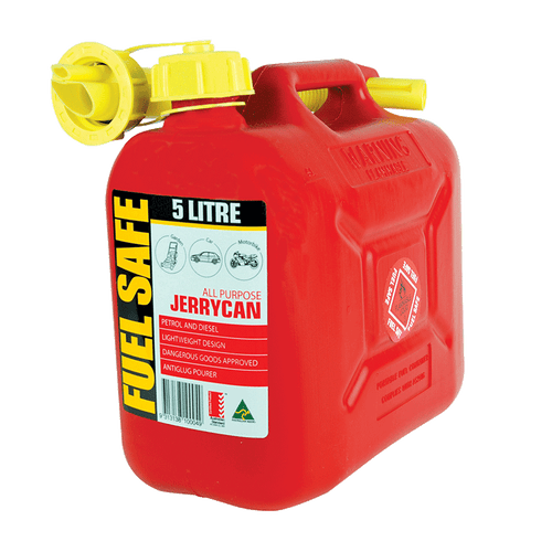 Fuel Safe All Plastic Can - 5L
