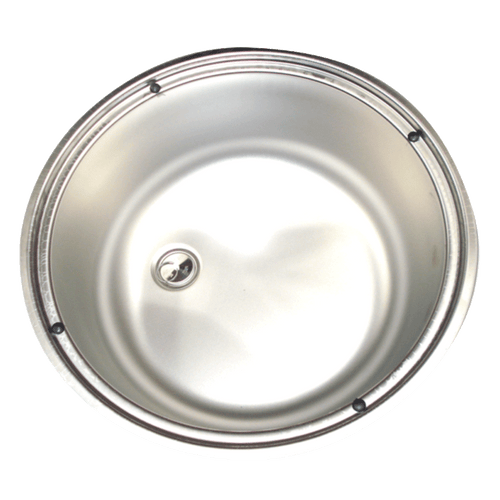 Smev Stainless Steel Round Sink 400mm Diameter