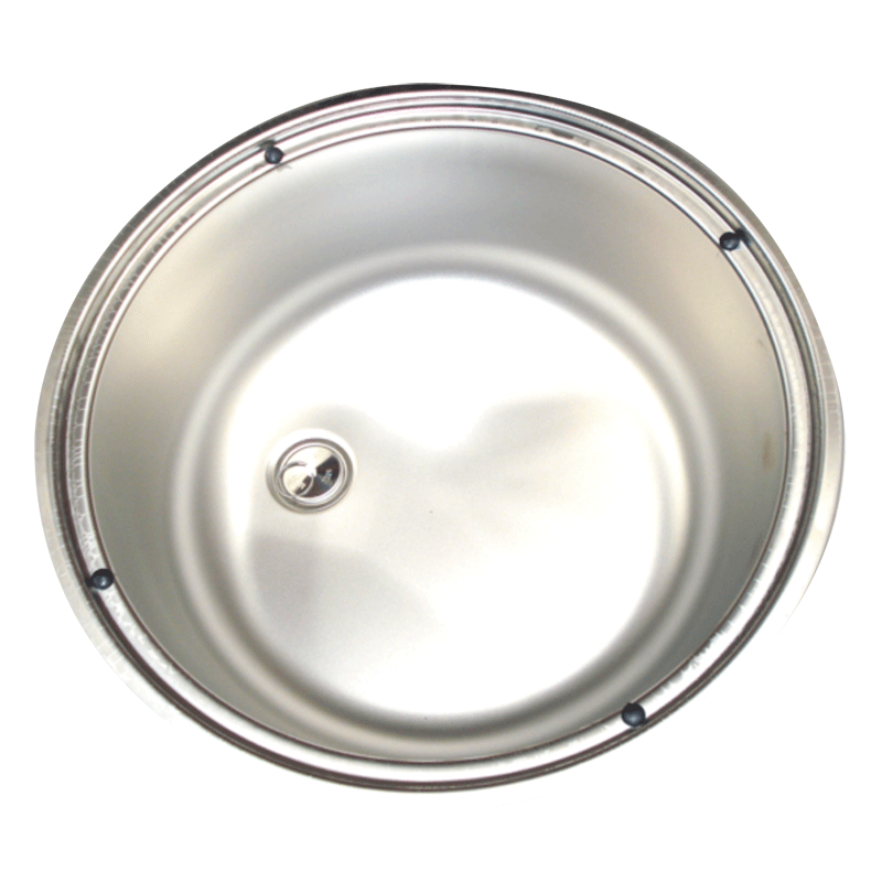 Smev Stainless Steel Round Sink 400mm Diameter