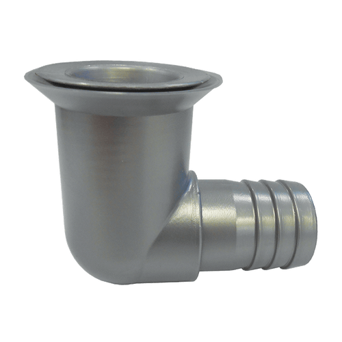 Plastic Silver/Grey 25mm Waste Outlet
