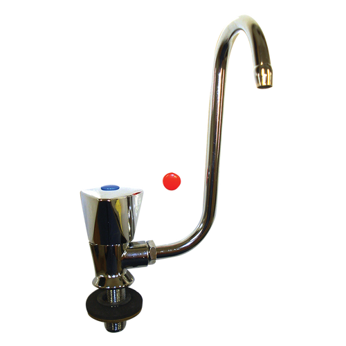 Left Hand Fold Down Chrome Faucet
