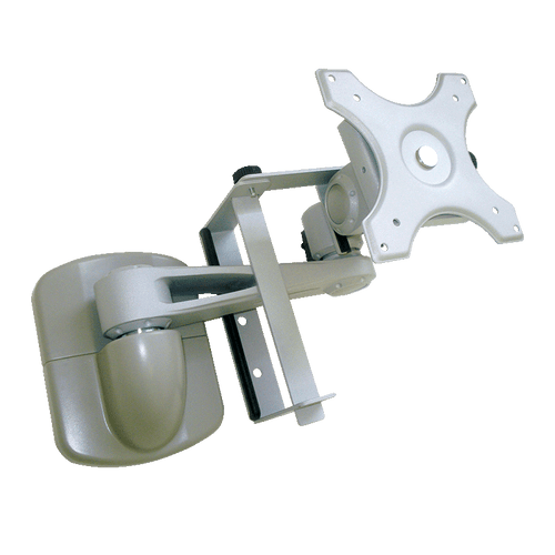 Sphere Single Arm Wall Mount Monitor Bracket (Silver)