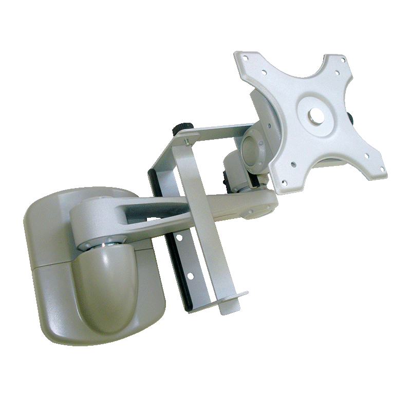 Sphere Single Arm Wall Mount Monitor Bracket (Silver)