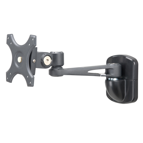 Sphere Single Arm Wall Mount Monitor Bracket (Black)