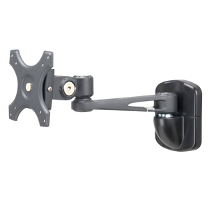 Sphere Single Arm Wall Mount Monitor Bracket (Black)