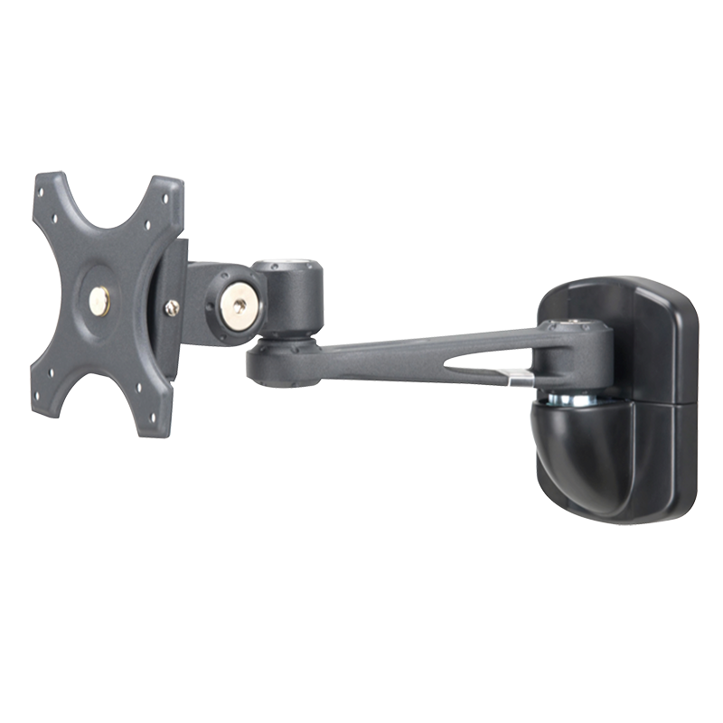 Sphere Single Arm Wall Mount Monitor Bracket (Black)