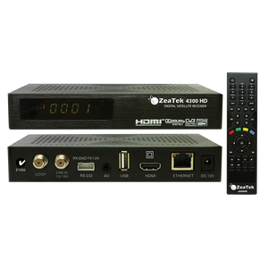Zeatek 4300HD MPEG 2/4 Satellite Receiver (with sky reader)