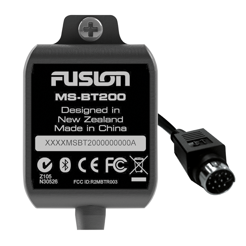 Fusion Marine Bluetooth Module with Data Display (MS-BT200)