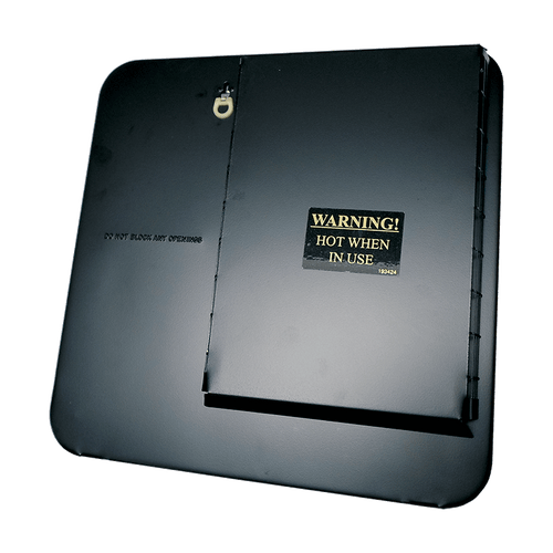 Black Suburban Water Heater Door