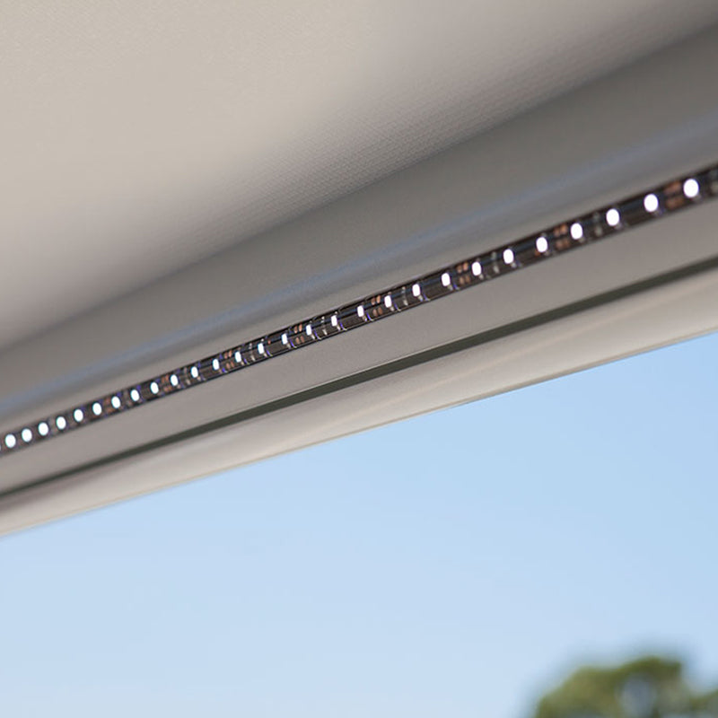Carefree 12ft LED Silver Shale Fade Roll Out Awning (No Arms)
