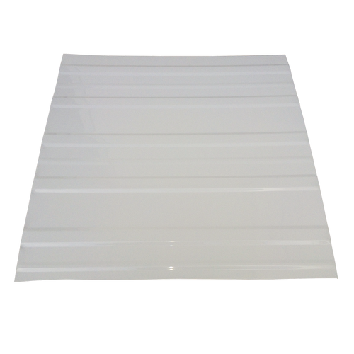 Aluminium Roof Sheeting (2.44m x 1.22m) CP48 Violetone White