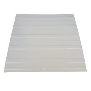 Aluminium Roof Sheeting (2.44m x 1.22m) CP48 Violetone White